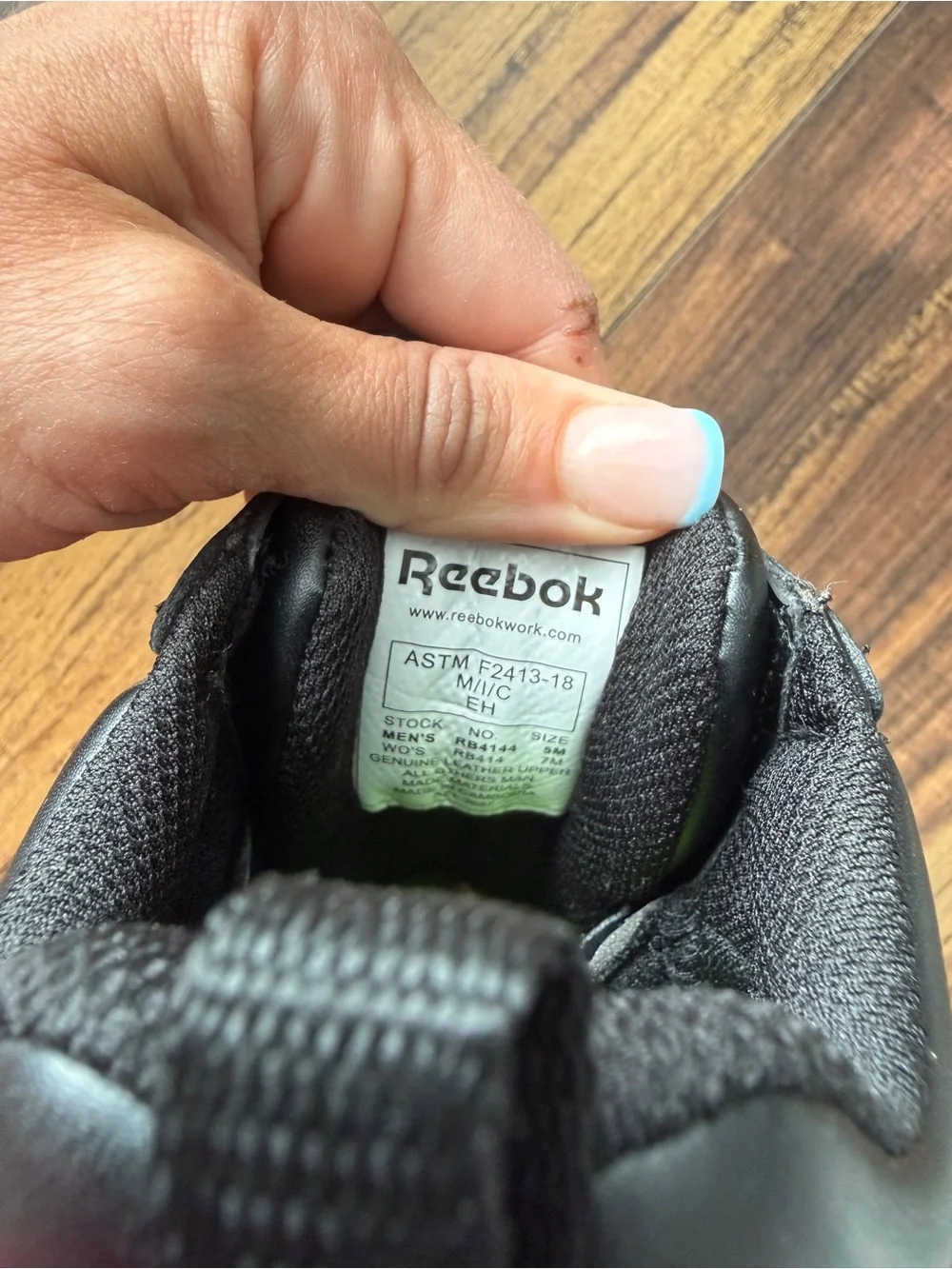 Reebok Work Sublite Cushion Work Waterproof Composite Toe- Size W7/M5